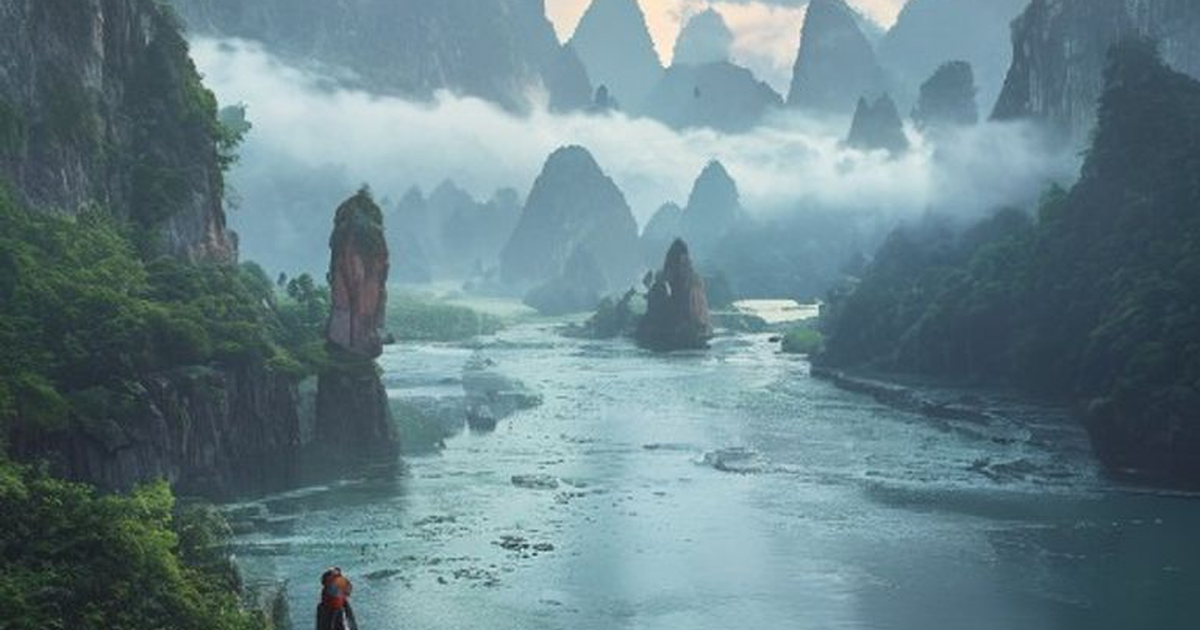 China Reise-eSIM Guide — Karstberge am Li-Fluss bei Guilin